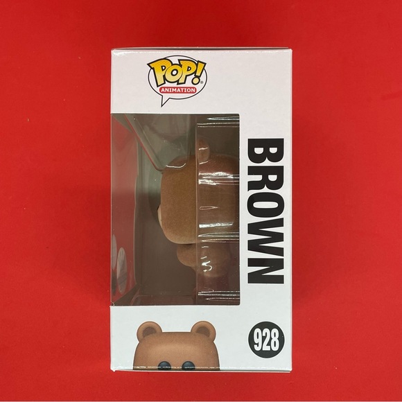 Funko Pop! Line Friends Brown Flocked #928 Funko-Shop LE Exclusive 7500 PCS - Picture 2 of 6